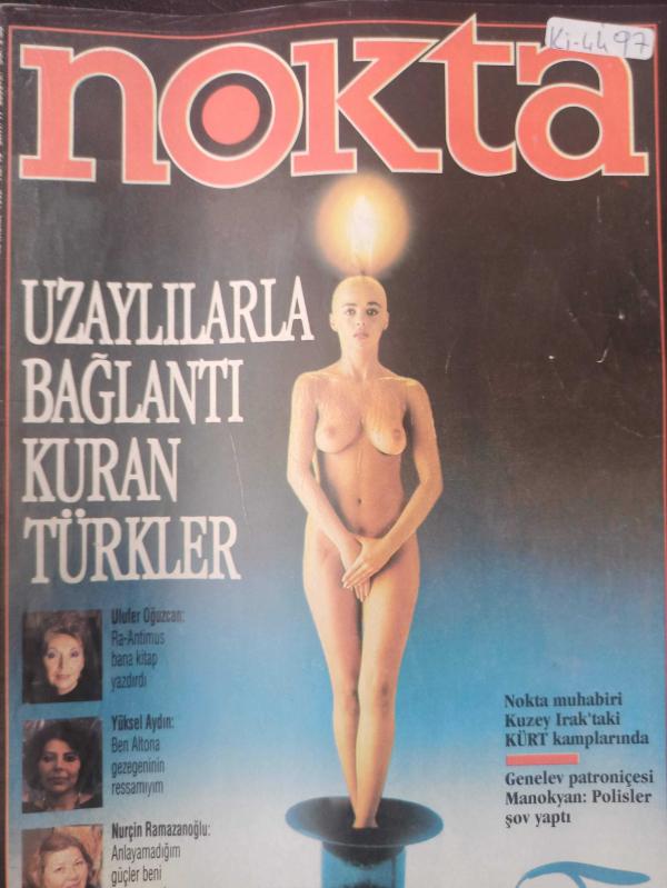 Nokta Dergisi - 26 Nisan 1992 - Uzaylılarla bağlantı kuran Türkler - Uzaydan gelen ilham - Ayak Fetişizmi - Dış-Kürtler - Michel Foucault - Senaryo Fabrikası - Manokyan'ın dokunulmazlığı kalktı - Devlet ve demokrasi - Kamuoyu araştırması - KKTC'de adalet 