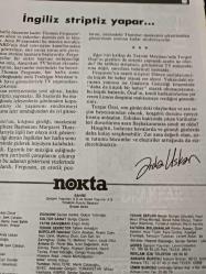 Nokta Dergisi - 24 Ağustos 1986 - Sihirbaz kralı okumuş - Seçim değerlendirmesi - Görevden atılan polis memurları - Memur alımında İslami sınav - Bayan çalışana suçlama - Adalarda su kirliği - ABD'de yolsuzluklar - Kolombiyalı mizahsever gerillalar - İstikrar paketi - Videoda ayın filmleri - Balkan Basketbol Şampiyonası - Yaz kadınları - Onur Kumbaracıbaşı -