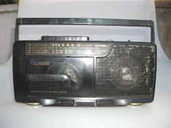 10 - BAKIMI YAPILMIŞ - ÇALIŞIR DURUMDA - SUNWOOD  MARKA RADYOLU KASETÇALAR