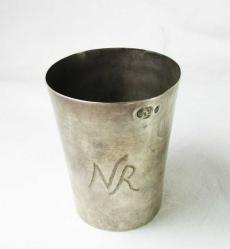 Antika - AnTiKa OSMANLI TuĞRaLı DaMGaLı GÜMÜŞ BARDAK..... - kitantik - kitaLog