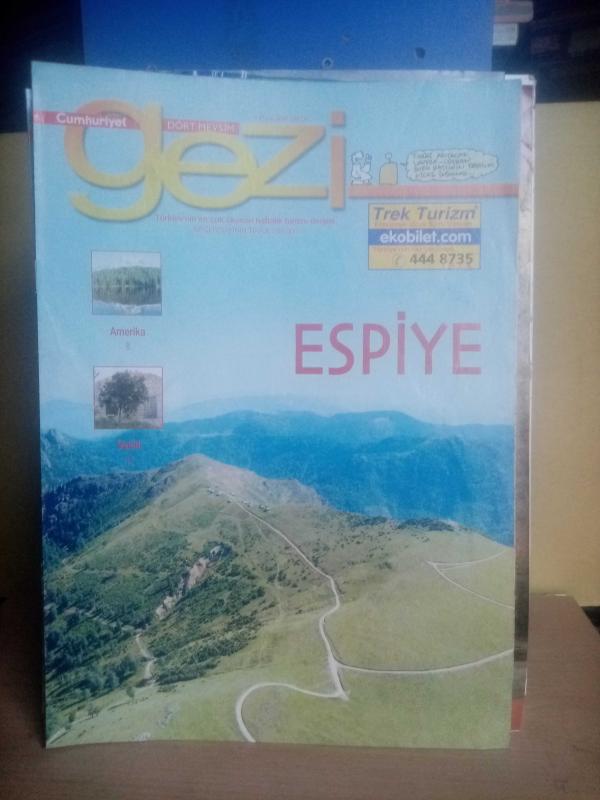 CUMHURİYET DÖRT MEVSİM GEZİ 9 MAYIS 2007 SAYI 81 ESPİYE(2.EL)