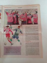 Cumhuriyet Spor Gazetesi - 20 Şubat 2007 - Alex De Souza - Tümer Metin -Şampiyonluğun Yolu Anadolu'dan Geçiyor - Tümer Metin - Thiery Henry - Alkışlar Halkbanka - Arsene Wenger