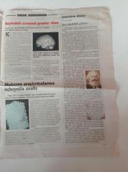 Cumhuriyet Bilim Teknik Gazetesi - 30 Ağustos 2003 - Sayı 858 - Annelik Dünden Bugüne Nasıl Değişti -Güneşlenmemek Kanser Nedeni - Obezlik Alzheimer Riskini Artırabilir - Uyku Saatini Belirleyen Gen - Dünyanın En Görkemli Ağacı İstanbul'da Keşfedildi