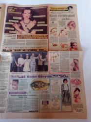 Milliyet Renk Gazetesi - 13 Temmuz 1984 - Banu Alkan Meral Zeren ve Serpil Çakmaklı Fotoğrafı - Barış Manço - Papa Jean Paul'ün Hayatı Film Oluyor