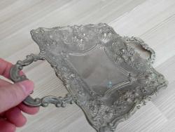 Hediyelik Eski Antika Obje Vintage Alman Gümüşü Şekerlik Vitrinlik