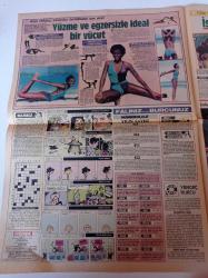 Milliyet Renk Gazetesi - 18 Temmuz 1984 - Gülşen Bubikoğlu Fotoğrafı - Erol Evgin ve Necla Nazır Söylentilere İsyan Ettiler - Adile Naşit - Haldun Dormen - İsveç Kraliyet Ailesinin Türk Fotoğrafçısı Erhan Güner