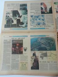 Milliyet Renk Gazetesi - 2 Haziran 1984 - Pamela Gelinliğini Seçti - 40 Yıllık Pasta Ustası Mustafa Çandırlı- Şahin Tepesi Dizisi - Halk Müziği Türkücüsü Zeynep Özgen