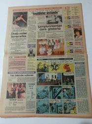 Milliyet Renk Gazetesi - 2 Haziran 1984 - Pamela Gelinliğini Seçti - 40 Yıllık Pasta Ustası Mustafa Çandırlı- Şahin Tepesi Dizisi - Halk Müziği Türkücüsü Zeynep Özgen