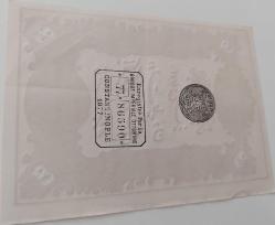 OSMANLI II.ABDÜLHAMİD 20 KURUŞ-KAİME 1295 ORİJİNAL MEHMET KANİ MÜHÜRLÜ 1877 TARİHLİ KAĞIT PARASIDIR ÇİL 77.86590 PEK ÇIKMAZ