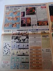 Milliyet Renk Gazetesi - 10 Mayıs 1984 - 29. Eurovision Şarkı Yarışması'nın Birincisi Herrey's Grubu Fotoğrafı - Punk Modası - Rahmi Saltuk Denetim Çağdışıdır- Gırgıriye - Perran Kutman - Gülşen Bubikoğlu