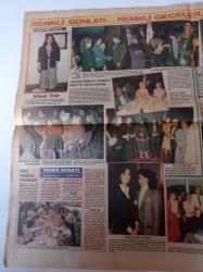 Milliyet Renk Gazetesi - 27 Mayıs 1984 - Almanya'daki Süper Türk Kızı Renan Demirkan Fotoğrafı - Trabzonspor Yazı Dizisi - Necip Fazıl Kısakürek'in Oğlu Mehmet Kısakürek Babasının Kitaplarını Basıyor - Rahmi Koç - Sakıp Sabancı - Semra Özal - Gönül Yazar
