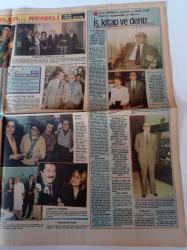 Milliyet Renk Gazetesi - 27 Mayıs 1984 - Almanya'daki Süper Türk Kızı Renan Demirkan Fotoğrafı - Trabzonspor Yazı Dizisi - Necip Fazıl Kısakürek'in Oğlu Mehmet Kısakürek Babasının Kitaplarını Basıyor - Rahmi Koç - Sakıp Sabancı - Semra Özal - Gönül Yazar
