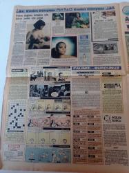 Milliyet Renk Gazetesi - 28 Mayıs 1984- Banu Alkan Fotoğrafı - Vücuduma Değil Yüzüme Islık Ötüldüğünü Biliyorum - Tanju Okan - Ajda Pekkan - Çiğdem Talu 'nun Kızı Zeynep Hilav