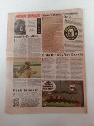 Cumhuriyet Dinazor Mizah Gazetesi - 30 Nisan 1997 - Sayı 21 - Necmettin Erbakan Ve Tansu Çiller Karikatürü -- Refahyol - Osmanlı Dövüş Sanatları Çalışma Akademisi - Mert Çiller - Ferhan Şensoy - Yarın 1 Mayıs - Hitler'in Dostları