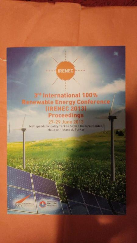 3rd International 100% Renewable Energy Conference and Exhibition Proceedings IRENEC 2013 27-29 June 2013