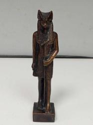 Antika Antik Mısır Anubis Fransız Bronz Heykel