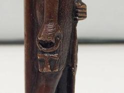 Antika Antik Mısır Anubis Fransız Bronz Heykel