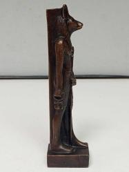 Antika Antik Mısır Anubis Fransız Bronz Heykel