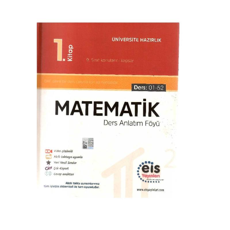 Eis Yayınları Matematik 1. Kitap Daf (2.El Kitap Eksik Föyleri var ) !!! 16 Föy Eksik - Mutlak Değer III Kısımdan Başlıyor.