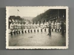 LOT.5 » 1938 NAZİ SUBAYLARI VE KÜREKLİ ASKERLER ORİJİNAL FOTOĞRAF...