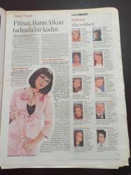 Milliyet Televizyon Gazetesi - 13 19 Ocak 2007 - Murat Yıldırım ve Burçin Terzioğlu Fotoğrafı - İşte En Güzel Çocuk Kanalı - Haftanın Dizisi Selena - Atatürk Emret Komutanım'da - Sinem Kobal - Pınar Altuğ Neden Behzat Uygur'u İstemedi - Oktay Kaynarca