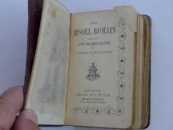 Antika Hristiyan Katolik Dini Kitap PETİT MİSSEL ROMAİN