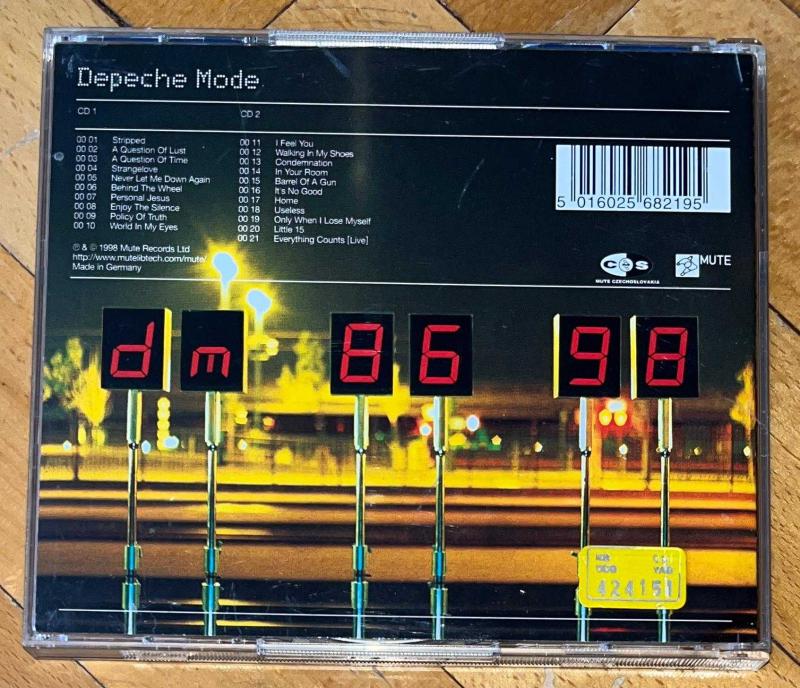 Depeche Mode The Singles 8698 Cd