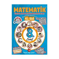 Newton Yayınları 8.Sınıf Üstatların Kaleminden All Star Matematik Denemeler - İlk 3 Deneme Yok,eksik!