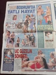 Star Box Gazetesi - 20 Ağustos 2002 - Şarkıcı Çelik İle Buket Saygı'nın Gizli Nikahından İlk Fotoğraflar - Pınar Altuğ - Umut Elçioğlu- Gülben Ergen - Güllük - İasos- Büyük Usta Ergüder Yoldaş - Hülya Avşar