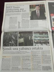 Hürriyet 65. Yıl Gazetesi - 1 Mayıs 2013 - Emlak Finans Gazetesi - Serbest Piyasa Kurulu Başkanı Vahdettin Ertaş - Borsa İstanbul Başkanı İbrahim Turhan - Jetgillerin Evinde Oturmaya Ne Dersiniz - 2023'te Türkiye'nin Kalbi İstanbul'da Atacak