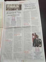 Cumhuriyet 29 Ekim Özel Gazetesi - Mustafa Kemal Atatürk Fotoğrafı - Bir Kent Devrimi - Yurttaşlık Bayramı - Cumhuriyet Kadınları Cumhuriyeti Anlattı - Bütün Gerçekler Nutuk'ta