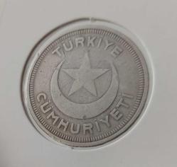 1938 YILI ORİJİNAL 10 ON KURUŞ MADENİ NİKEL ÇİLALTI SS2ŞŞ4 NADİR