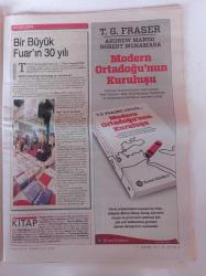 Cumhuriyet Kitap Gazetesi - 10 Kasım 2011 - Sayı 1134 - İsmet İnönü Erdal İnönü Mektuplaşmaları-- 30. Uluslararası İstanbul Kitap Fuarı - Modern Ortadoğu 'nun Kuruluşu - Yılmaz Gruda - Bekir Coşkun - Ferhan Şensoy