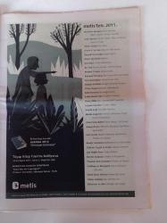 Cumhuriyet Kitap Gazetesi - 10 Kasım 2011 - Sayı 1134 - İsmet İnönü Erdal İnönü Mektuplaşmaları-- 30. Uluslararası İstanbul Kitap Fuarı - Modern Ortadoğu 'nun Kuruluşu - Yılmaz Gruda - Bekir Coşkun - Ferhan Şensoy