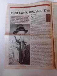 Cumhuriyet Kitap Gazetesi - 18 Ekim 2007 - Sayı 922- Çiğdem Dürüşken Humanistas Üzerine - Adalet Ağaoğlu Fikrimin İnce Gülü - Cevat Çapan - Oktay Rifat'ın Bütün Şiirleri - Ahmet Mithat Efendi
