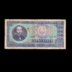 ROMANYA (1966)  - 100 Lei (Temiz 6,0/10)