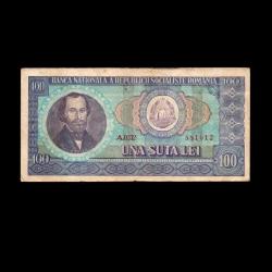 ROMANYA (1966)  - 100 Lei (T-ÇT 6,5/10)