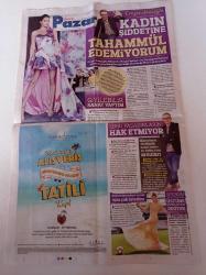 Sözcü Pazar Gazetesi - 30 Nisan 2017 - Modacı Cengiz Abazoğlu Kadın Şiddetine Tahammül Edemiyorum - İrem Derici Üç Burun Bir Göğüs Sayısız Botoks Yaptırdım - Mazhar Alanson - Özge Ulusoy - Elçin Sangu