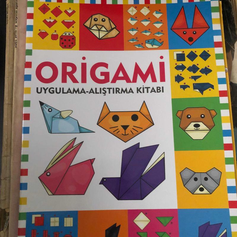 origami uygulama - alıştırma kitabı