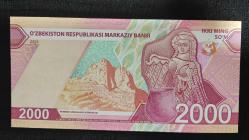 Özbekistan 2000 Som (2021) Çil