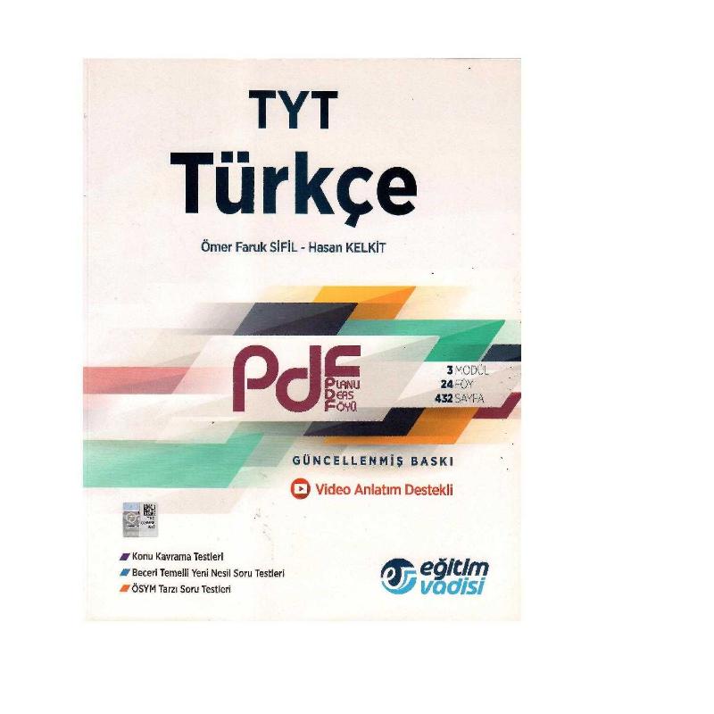 Eğitim Vadisi TYT PDF Türkçe Video Anlatım Destekli