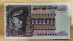 BURMA 10 Kyats  (1973)  ÇİL