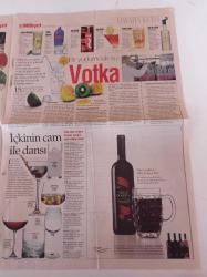 Milliyet Hayatın Keyfi Gazetesi - 26 Ağustos 2007 - Bağbozumu Gezileri - İçkinin Camla Dansı - Mezenin Adresi Giritli- Her Devrin İçkisi Bira - Türklerin Seçimi Tek Çeşit Likör