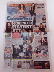 Sözcü Cumartesi Gazetesi - 11 Mart 2017 - Burak Özçivit ve Fahriye Evcen Fotoğrafı - Deniz Akkaya Sahte Tık'lara Kızdı - Aleyna Tilki- Cem Yılmaz - Aşkın Nur Yengi - Ayşe Hatun Önal