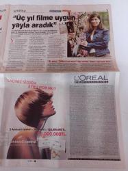 Milliyet Pazar Gazetesi - 18 Nisan 2004 - Yönetmen Yeşim Ustaoğlu Fotoğrafı-Radyonun Adı Kırmızı -Haluk Bilginer - Tamer Karadağlı - Zuhal Olcay - Arkası Yarın - 93'lük Maratoncu Singh Yeni Reklam Starı