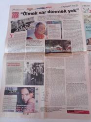 Milliyet Pazar Gazetesi - 19 Eylül 2004 - Güneydoğu'da Unutulmayanlar Kitabı -Yüzüklerin Çılgını Sevan Bıçakçı Fotoğrafı - Güler Sabancı - Sinemaseverlere 7 Farklı Festival - Perdede Karagöz Ve Hacivat'ın Yanında Tarkan Da Oynuyor - Temel Reis 75 Yaşında