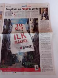 Milliyet Pazar Gazetesi - 30 Ocak 2005 - Aslı Erdoğan Fotoğrafı - İlber Ortaylı Türkleri Anlatıyor - Beyoğlu'nun Yeni Terası Mısır Apartmanında - Kore'den Oryantal Master'ı İçin Geldiler