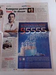Milliyet Pazar Gazetesi - 30 Ocak 2005 - Aslı Erdoğan Fotoğrafı - İlber Ortaylı Türkleri Anlatıyor - Beyoğlu'nun Yeni Terası Mısır Apartmanında - Kore'den Oryantal Master'ı İçin Geldiler