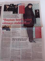 Milliyet Pazar Gazetesi - 30 Ocak 2005 - Aslı Erdoğan Fotoğrafı - İlber Ortaylı Türkleri Anlatıyor - Beyoğlu'nun Yeni Terası Mısır Apartmanında - Kore'den Oryantal Master'ı İçin Geldiler