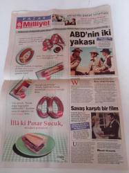 Milliyet Pazar Gazetesi - 5 Ocak 2003-  Naomi Campbell - Nelson Mandela -Ünlü Çevreci Örgüt Greenpeace'in Eylemlerde Kullandığı Esperanza İstanbul'da- John Freely - Biyografi Kitapları Peş Peşe Geliyor - Mesut Yılmaz - Evlere Dj Servis